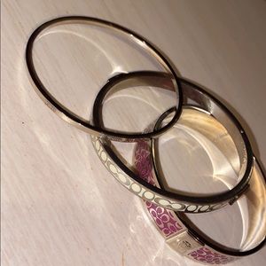 Coach bangle bracelets